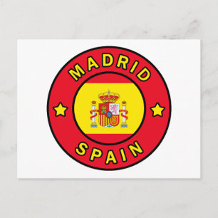 Madrid Spanien Postkarte