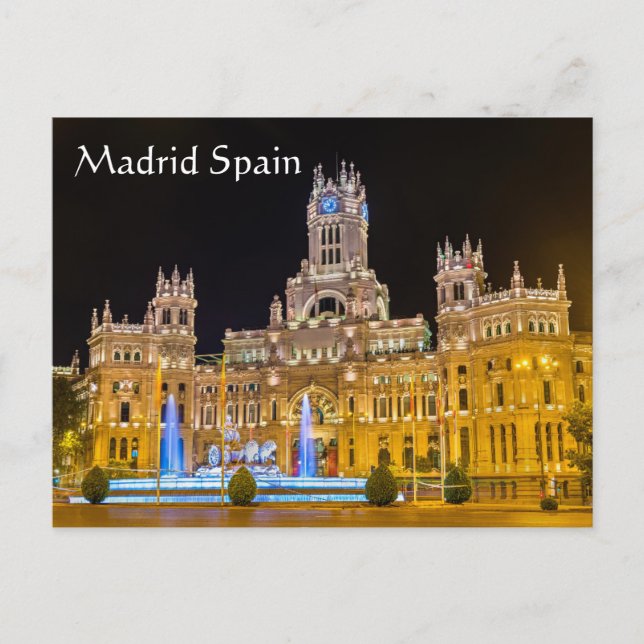 Madrid Spanien Postkarte (Vorderseite)