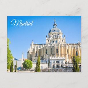Madrid, Spanien Postkarte