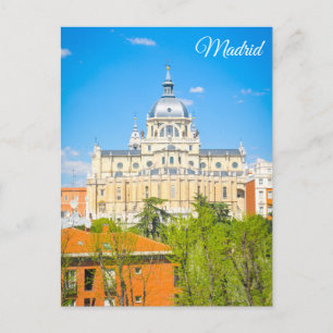 Madrid, Spanien Postkarte