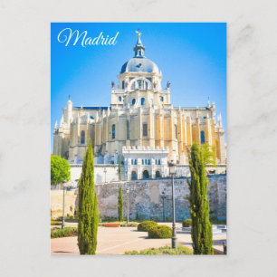 Madrid, Spanien Postkarte