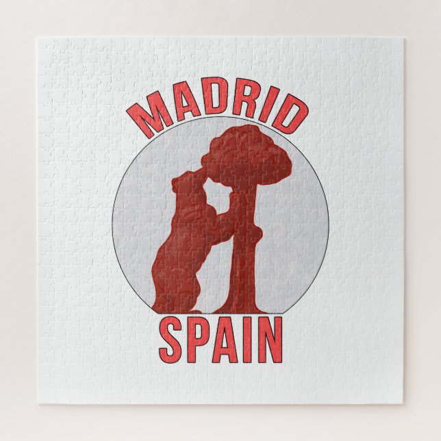 Madrid Spanien Puzzle (Vertikal)
