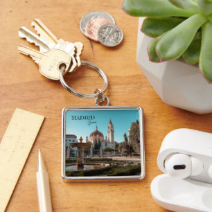 Madrid Spanien Reise Landschafts-Souvenir Schlüsselanhänger