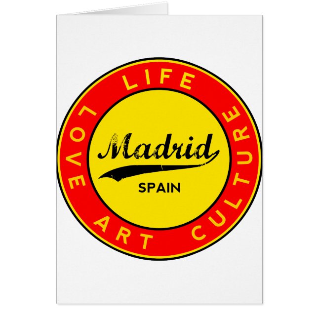 Madrid, Spanien, Roter Kreis, Kunst (Vorne)
