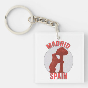 Madrid Spanien Schlüsselanhänger