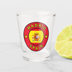 Madrid Spanien Schnapsglas