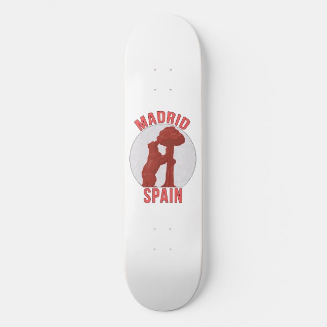 Madrid Spanien Skateboard (Vorderseite)