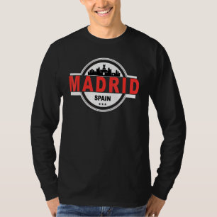 Madrid Spanien Skyline City Trip T-Shirt
