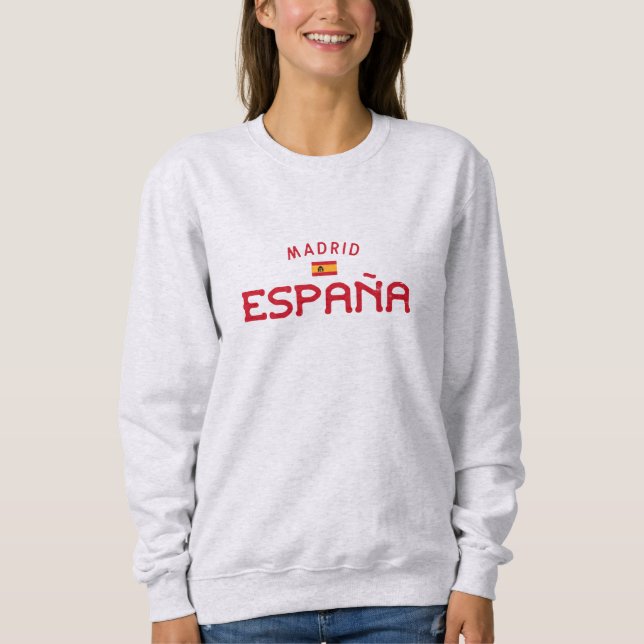 Madrid Spanien (Spanien) Sweatshirt (Vorderseite)