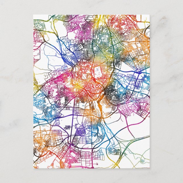 Madrid - Spanien - Stadt Postkarte (Vorderseite)