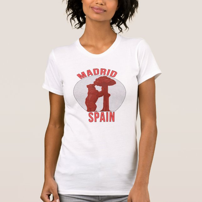 Madrid Spanien T-Shirt (Vorderseite)