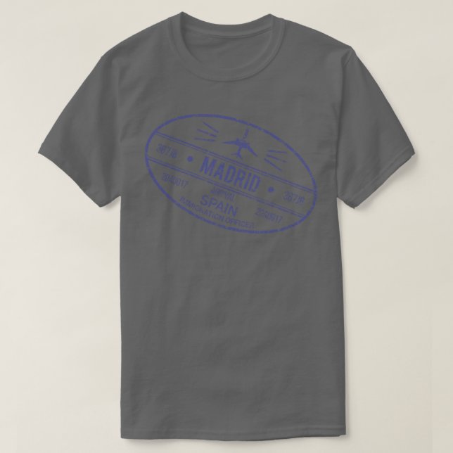 Madrid Spanien T-Shirt (Design vorne)