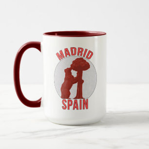 Madrid Spanien Tasse