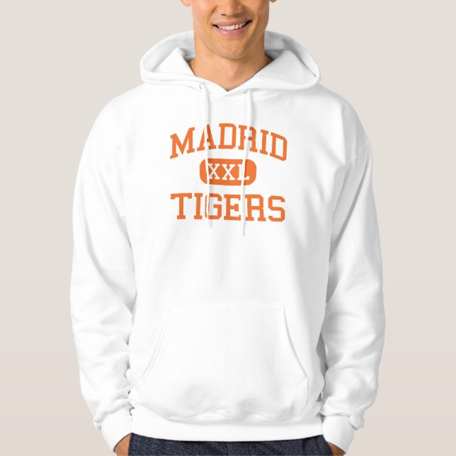 Madrid - Tiger - Highschool Madrids - Madrid Iowa Hoodie (Vorderseite)