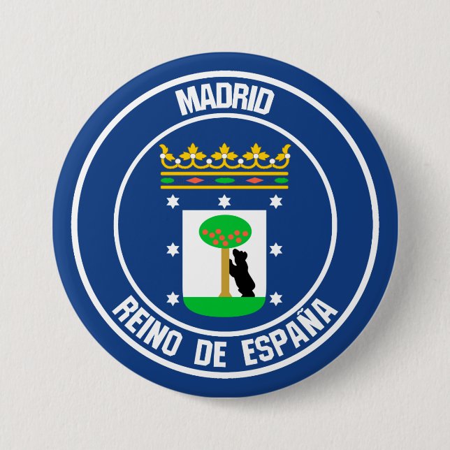 Madrider RundEmblem Button (Vorderseite)