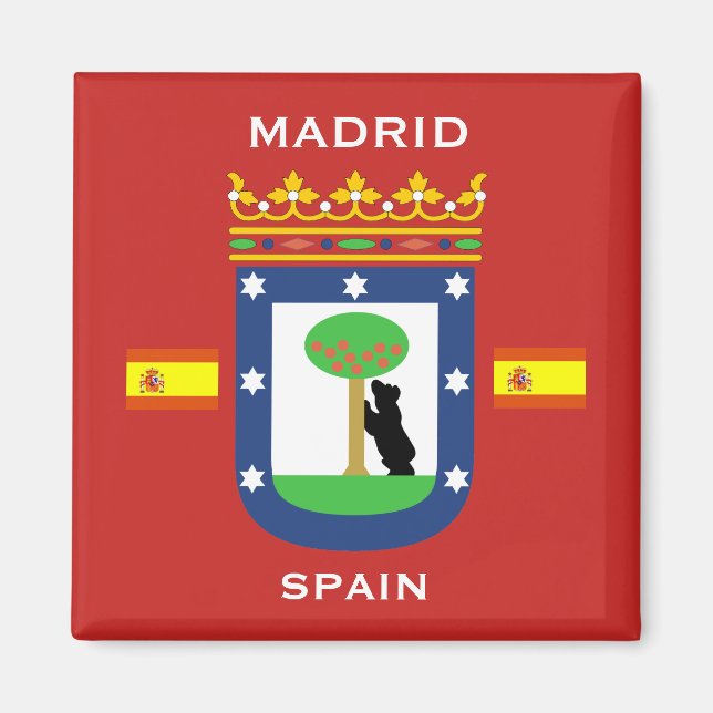Madrider Wappen-Magnet Magnet (Vorne)