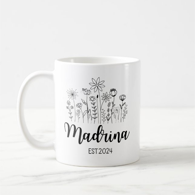 Madrina Coffee Mugs 2024 Quieres Ser Mi Madrina Kaffeetasse (Links)