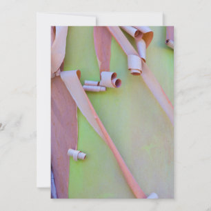 Madrone Baumrinde Abstrakt Dankeskarte