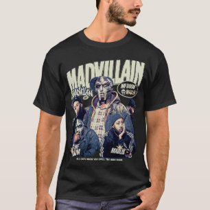 Madvillain Inspiriertes MF DOOM x Madlib Vintage T T-Shirt