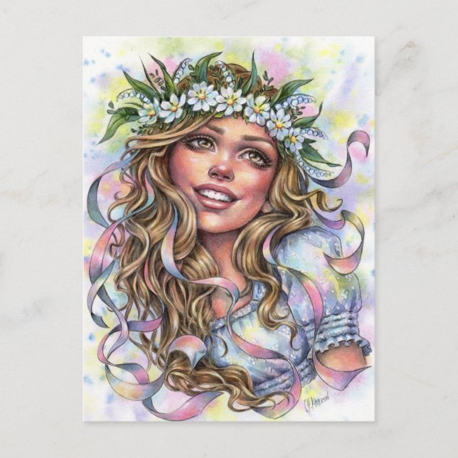 Mae Beltane Postcard Postkarte (Vorderseite)