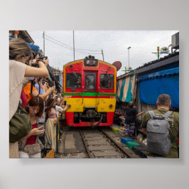 Mae-Klong-Eisenbahnmarkt Poster