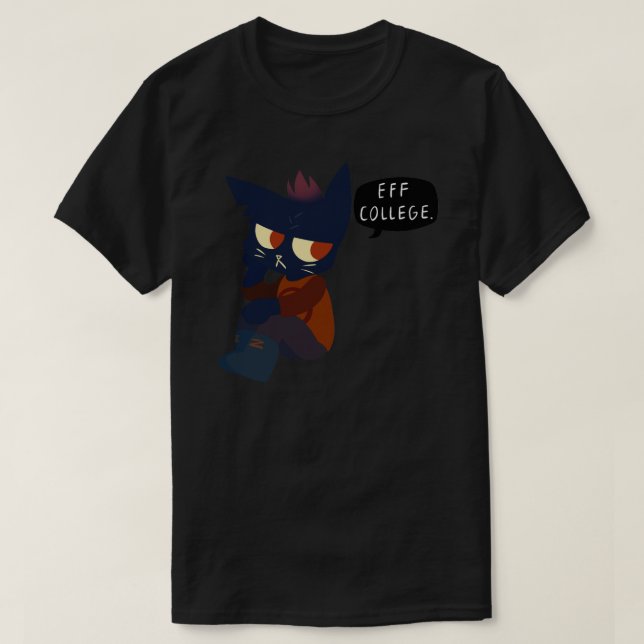 Mae - Nacht im Wald Aufkleber T-Shirt (Design vorne)