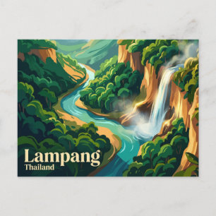 Mae Phang Nationalpark Thailand Postkarte