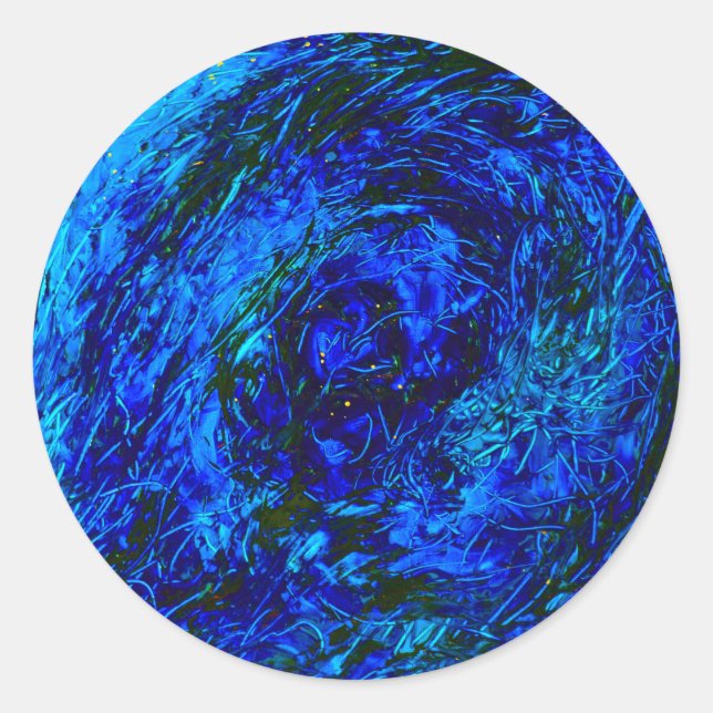 Maelstrom Runder Aufkleber (Vorderseite)