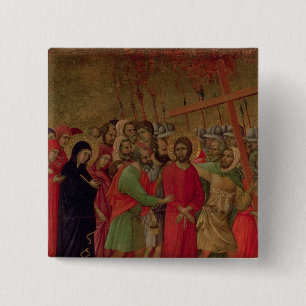 Maesta: Die Straße zu Kalvarienberg, 1308-11 Button