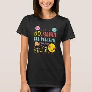 Maestra Latina Bicultural Bilingua, Spanischer Leh T-Shirt