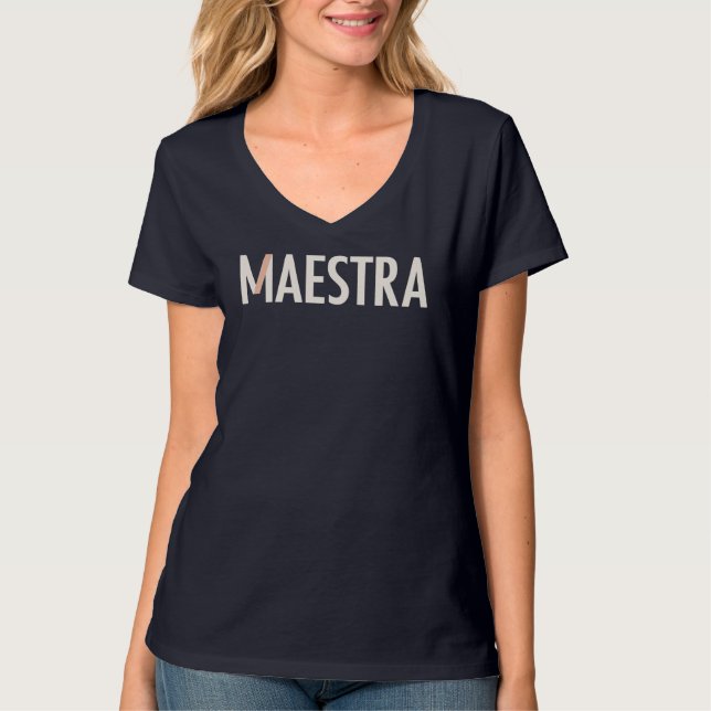 Maestra T-Shirt (Vorderseite)