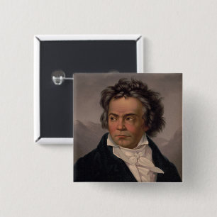 Maestro Ludwig Beethoven Symphony Music Composer Button