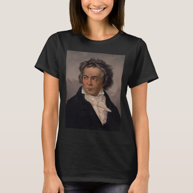 Maestro Ludwig Beethoven Symphony Music Composer T-Shirt (Vorderseite)