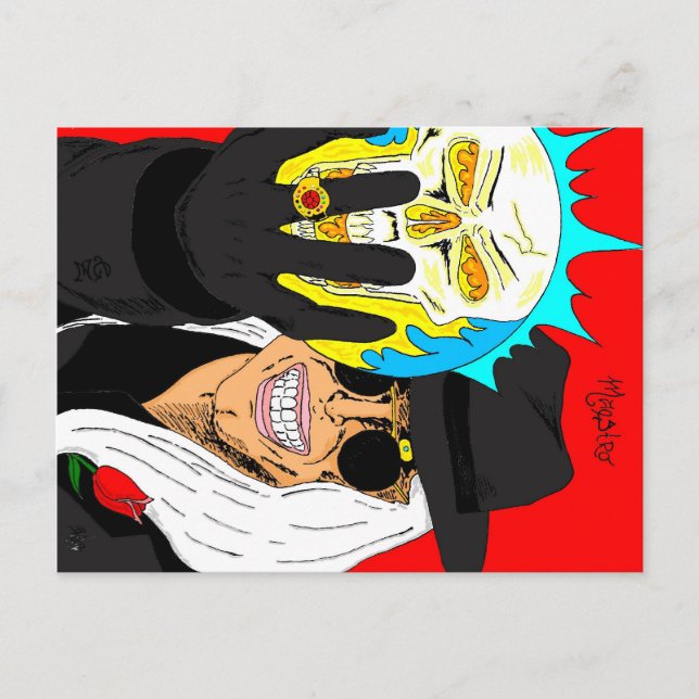 Maestro villain Postcard Postkarte (Vorderseite)