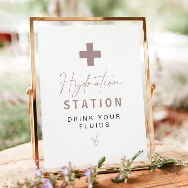 MAEVE Rose Gold Nurse Hydration Station Trinkzeich Poster (Von Creator hochgeladen)