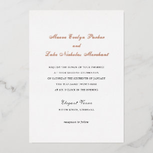 Maeve Traditionelle Einladung zur Hochzeit