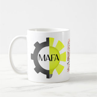 MAFA Logo- und Wortwolken-Tasse Tasse