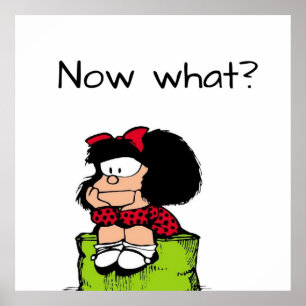 Mafalda denkt poster