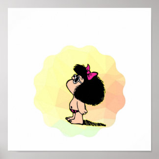 Mafalda in Farben Poster