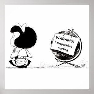 Mafalda-Welt Poster
