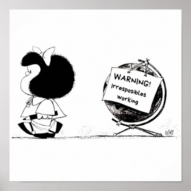 Mafalda-Welt Poster (Vorne)