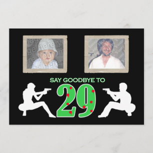 Mafia-Art-Foto-30. Geburtstags-Feier Einladung