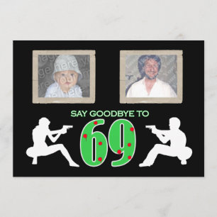 Mafia-Art-Foto-70. Geburtstags-Feier Einladung