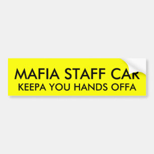 MAFIA-PERSONAL-AUTO AUTOAUFKLEBER