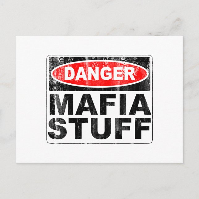 Mafia Stuff Postkarte (Vorderseite)