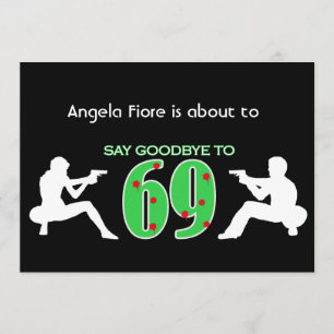 Mafia Style 70. Geburtstagsfeier Einladung