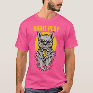 Mafia-Tiere mit einer Katze mit Brille Vintage T-Shirt