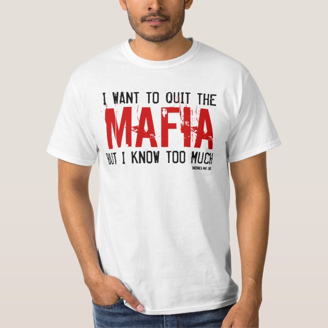 Mafia und Facebook Addicts Shirts (Vorderseite)