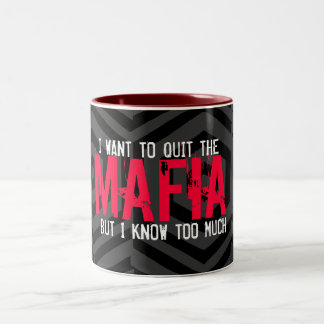 Mafia und Facebook Addicts Tasse