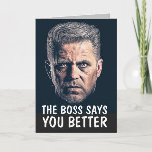 MAFIA VATHER'S DAY FUNNY GANGSTER CARD KARTE